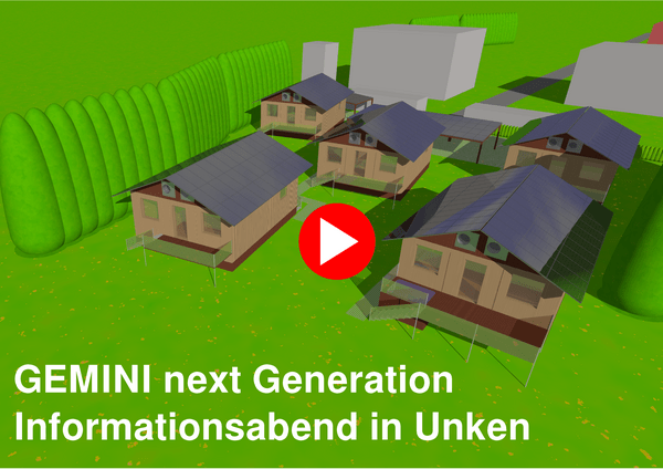 Video Informationsabend Unken zur geplanten ersten GEMINI next Generation Mustersiedlung in Unken am 6. Februar 2020. 